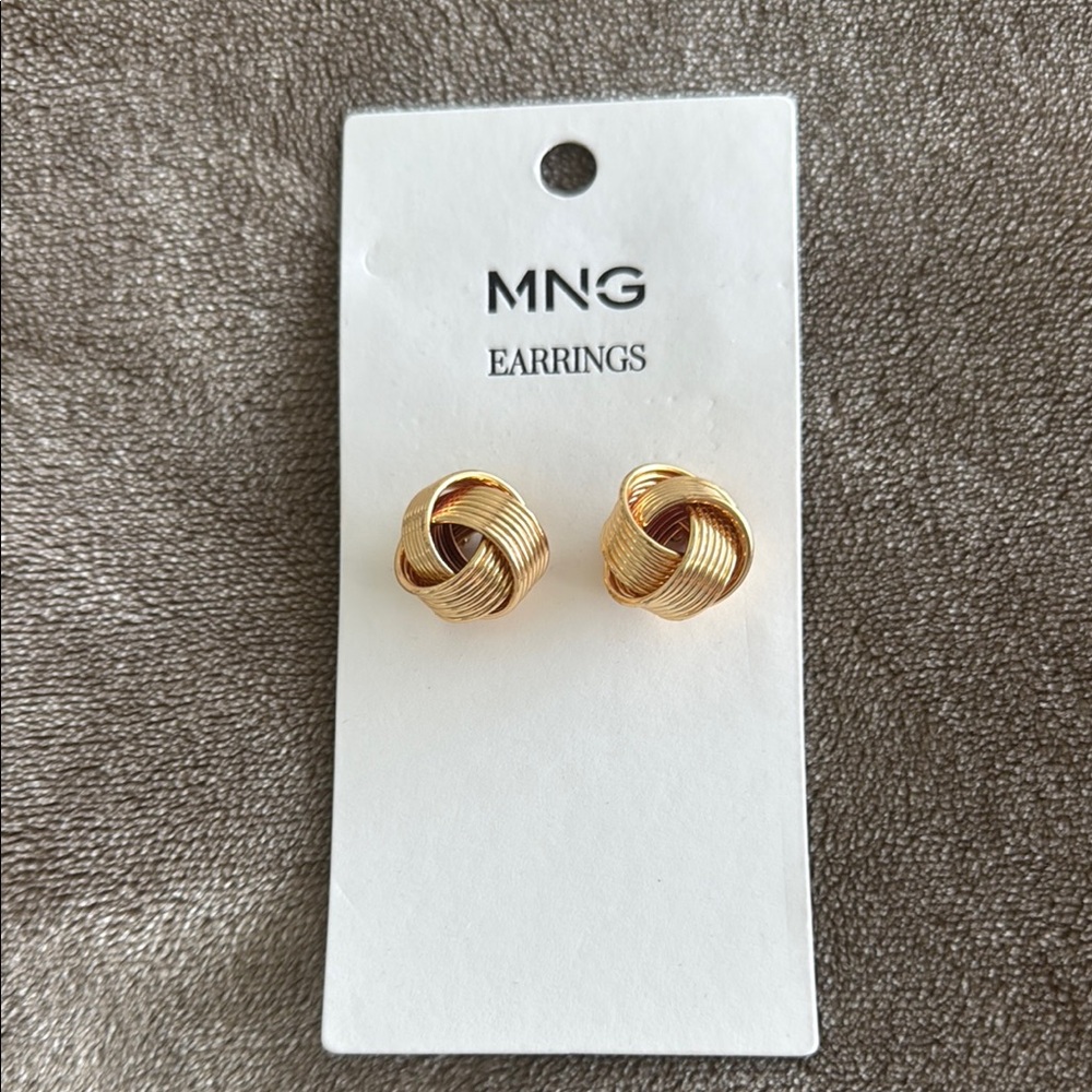 Mango Gold Knot Earrings